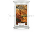 Kringle Candle Amber Wood Duża Świeca Zapachowa 624g