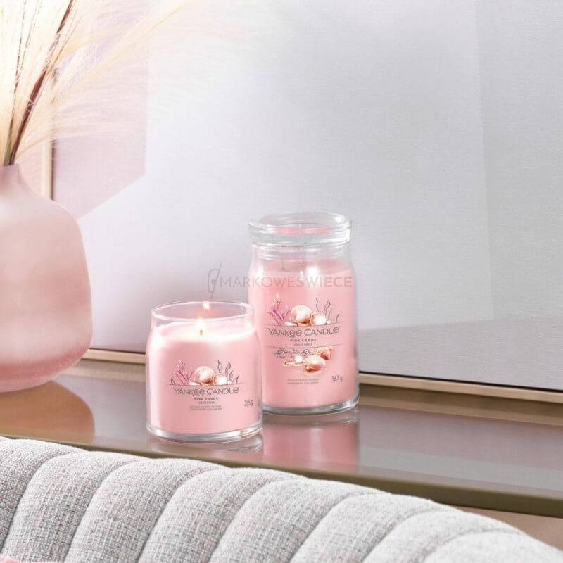 Yankee Candle Pink Sands Średnia Świeca Zapachowa 368g