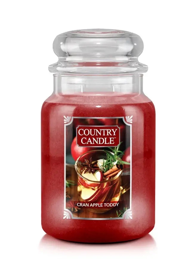 Country Candle Cran Apple Toddy Duża Świeca Zapachowa 652g