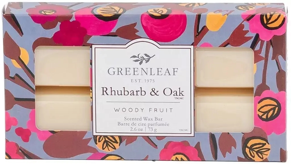 GreenLeaf Rhubarb & Oak Wosk Zapachowy 73g