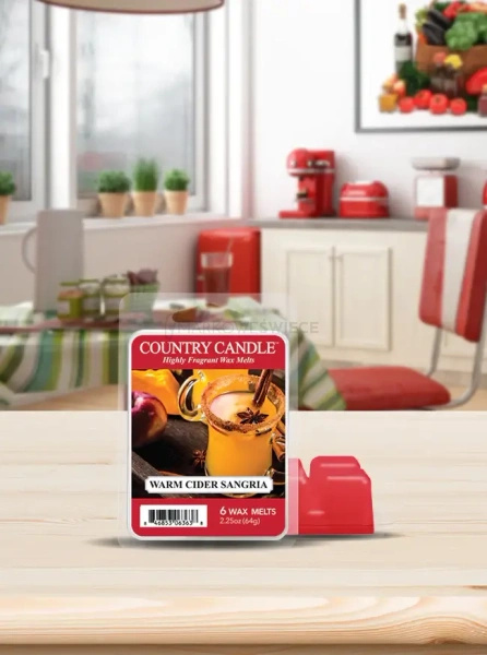 Country Candle Warm Cider Sangria Wosk Zapachowy 64g