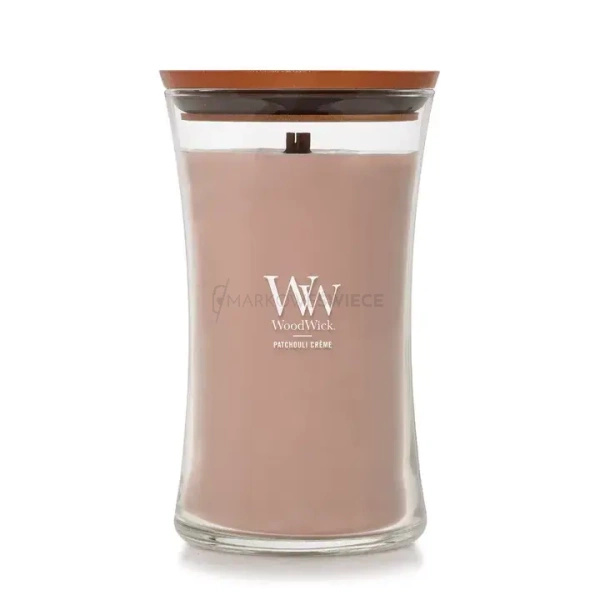 WoodWick Patchouli Crème Duża Świeca Core 609,5g