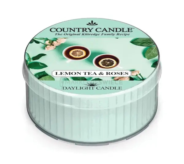 Country Candle Lemon Tea & Roses Świeca Daylight 42g