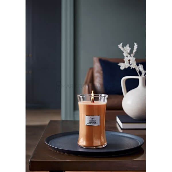 WoodWick Pumpkin Praline Duża Świeca 609,5g