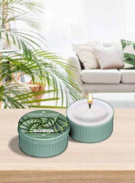 Country Candle Spiral Aloe Świeca Daylight 42g