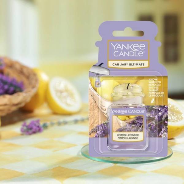 Yankee Candle Lemon Lavender Car Jar Ultimate Zapach Samochodowy