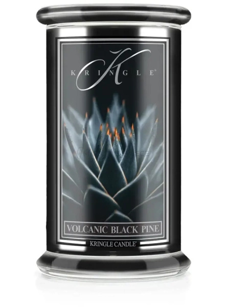 Kringle Candle Reserve Volcanic Black Pine Duża Świeca Zapachowa 624g