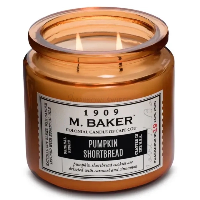 Colonial Candle Pumpkin Shortbread Świeca Zapachowa 396g