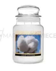 Cheerful Candle Crisp Cotton Duża Świeca Zapachowa 680g
