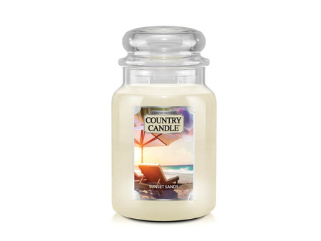 Country Candle Sunset Sands Duża Świeca Zapachowa 652g