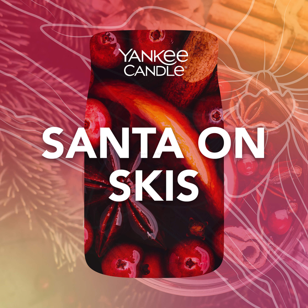 Yankee Candle Santa On Skis Signature Duża Świeca 567g