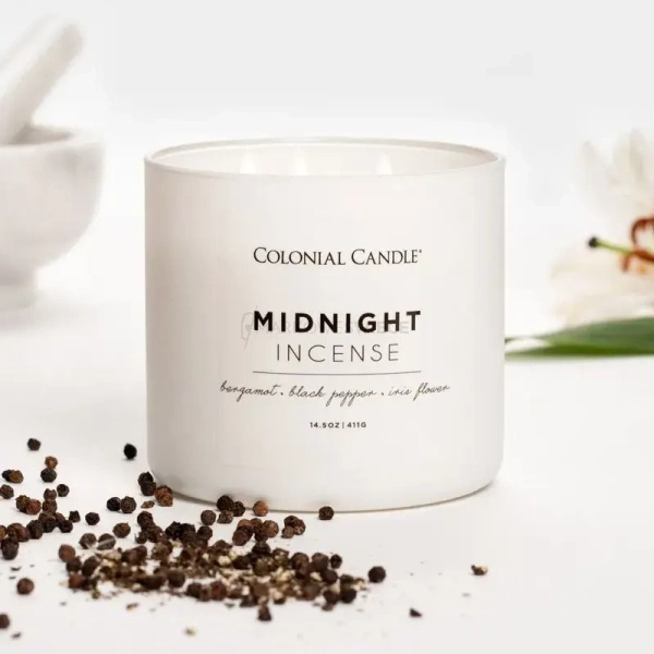 Colonial Candle Midnight Incense Świeca Zapachowa Tumbler 411g