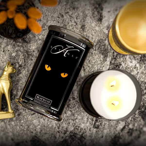 Kringle Candle Black Cat Duża Świeca Zapachowa 624g