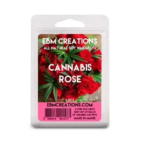 EBM Creations Cannabis Rose Wosk Sojowy Zapachowy 90g