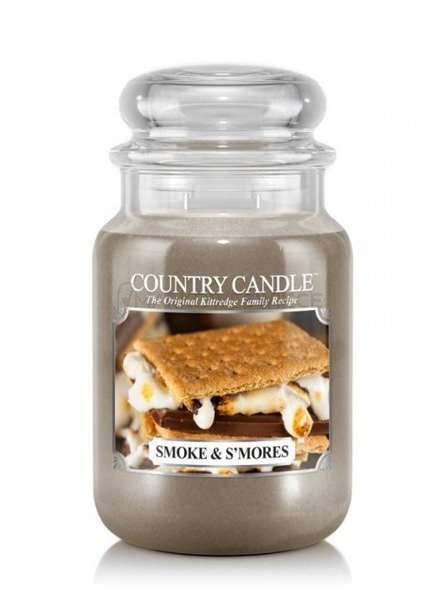 Country Candle Smoke & S Mores Duża Świeca Zapachowa 652g