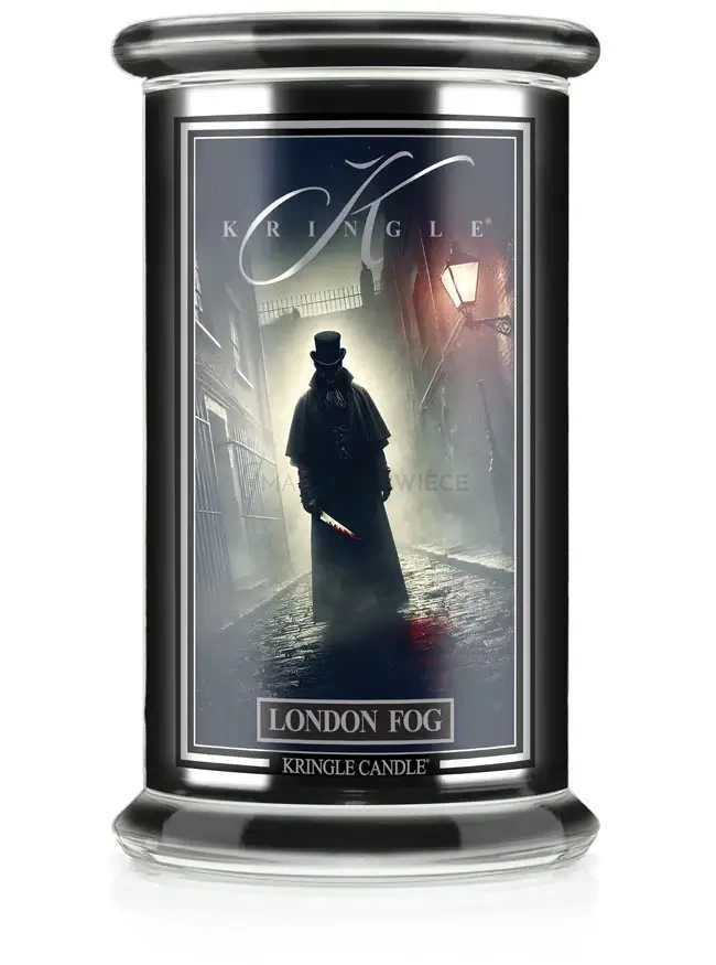 Kringle Candle London Fog Duża Świeca Zapachowa 624g