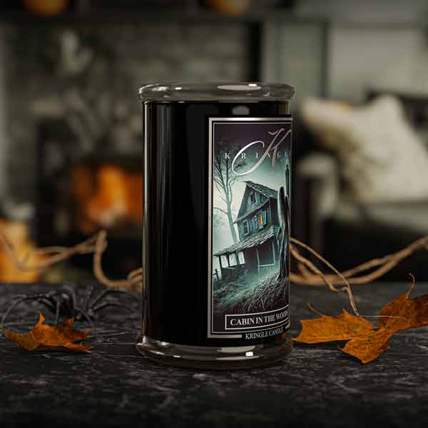 Kringle Candle Cabin In the Woods Duża Świeca Zapachowa 624g