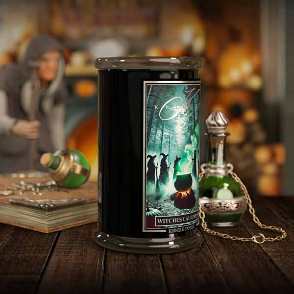 Kringle Candle Witches Cauldron Duża Świeca Zapachowa 624g