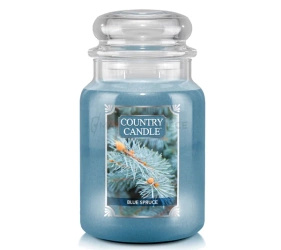 Country Candle Blue Spruce Duża Świeca Zapachowa 652g