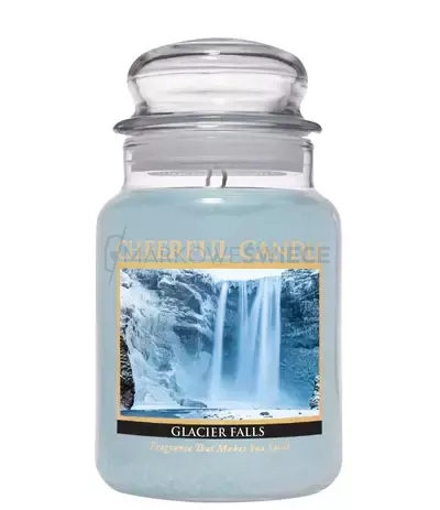 Cheerful Candle Glacier Falls Duża Świeca Zapachowa 680g