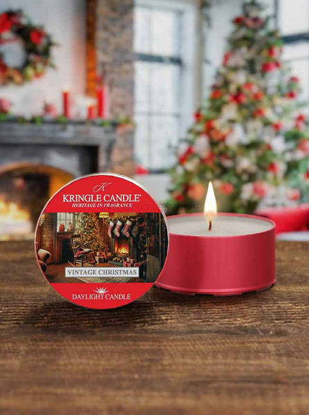 Kringle Candle Vintage Christmas Świeczka Daylight 42g