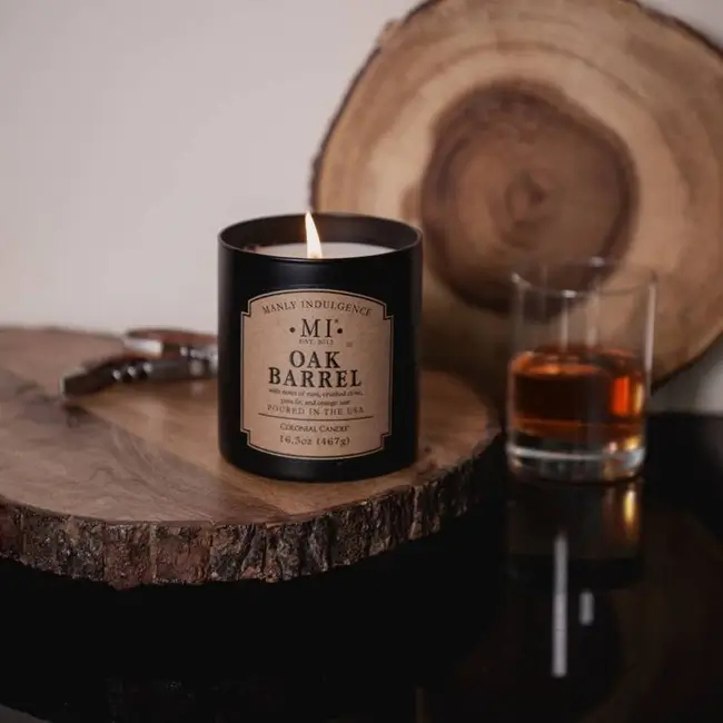 Colonial Candle Oak Barrel Świeca Zapachowa 467g