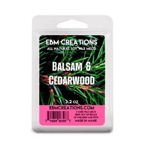 EBM Creations Balsam & Cedarwood Wosk Sojowy Zapachowy 90g