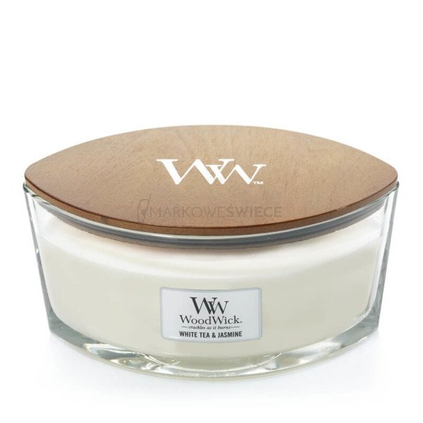 WoodWick White Tea & Jasmine Świeca Hearthwick 453,5g