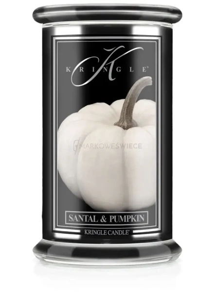 Kringle Candle Reserve Santal & Pumpkin Duża Świeca Zapachowa 624g