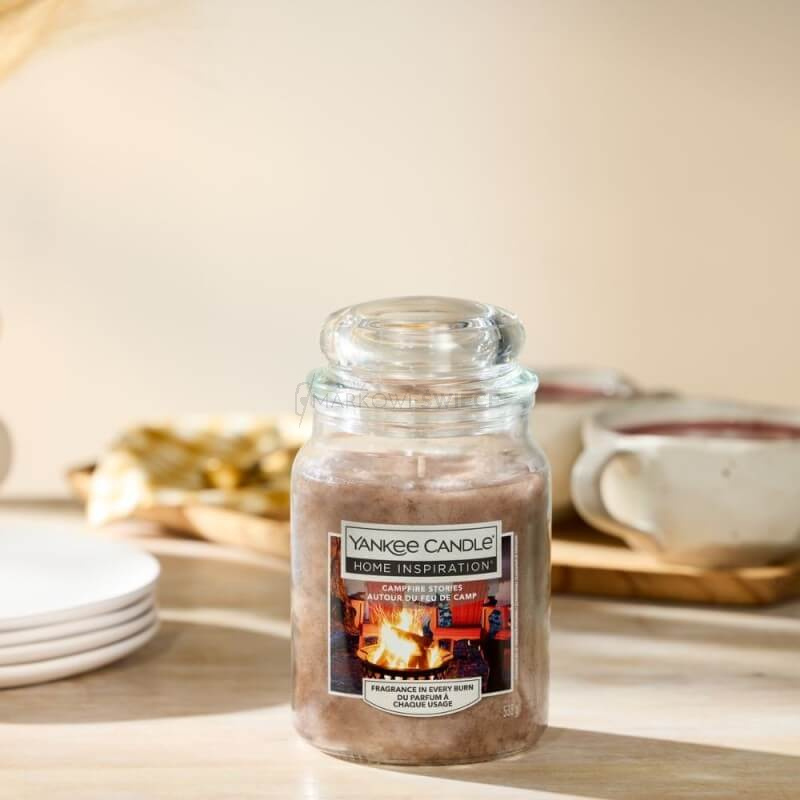 Yankee Candle Campfire Stories Duża Świeca Zapachowa 538g