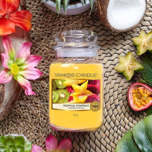 Yankee Candle Tropical Starfruit Duża Świeca Zapachowa 623g