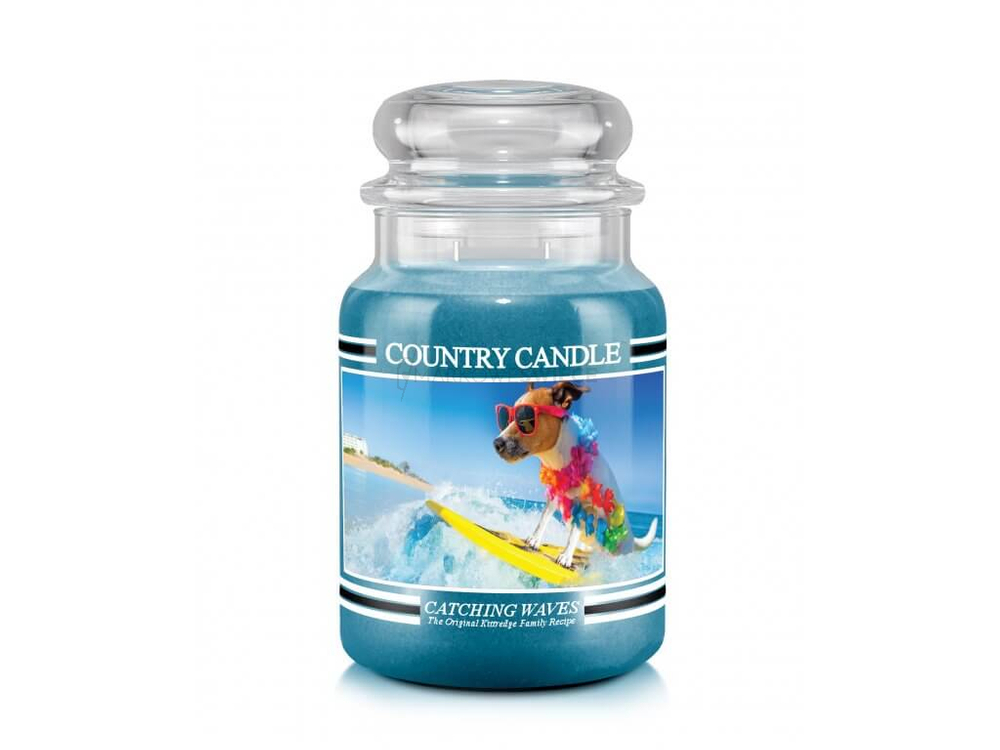 Country Candle Catching Waves Duża Świeca Zapachowa 652g