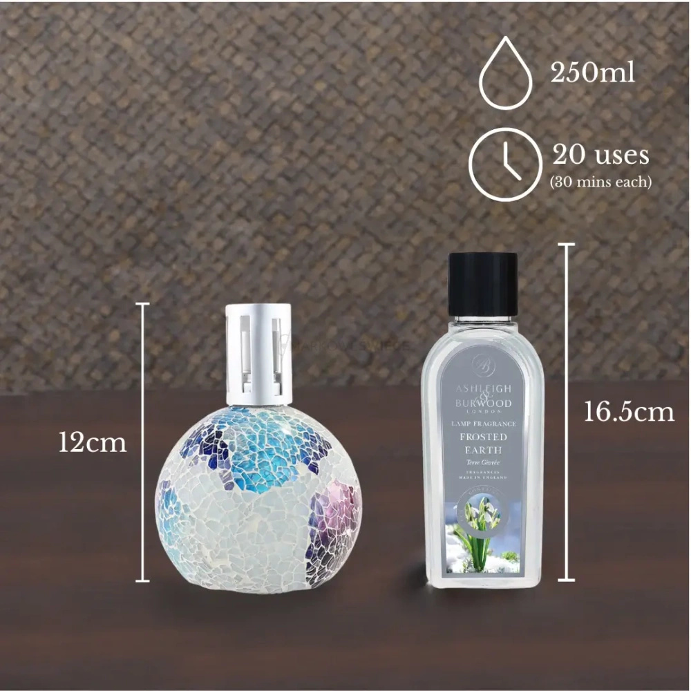 Ashleigh & Burwood Zestaw Lampa Katalityczna mała Earth's Tidal+ wkład Frosted Earth 250 ml