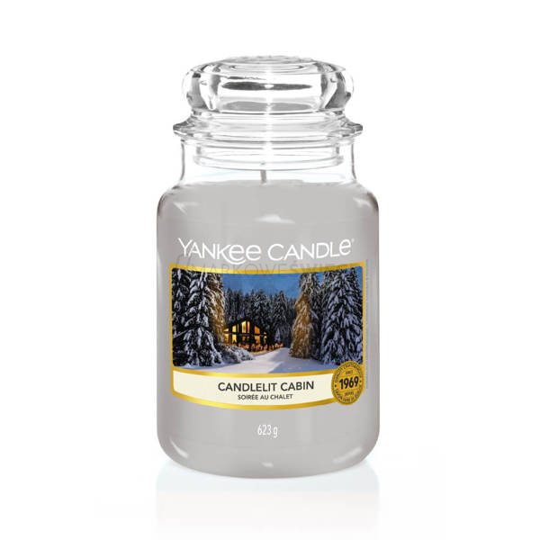 Yankee Candle Candlelit Cabin Duża Świeca Zapachowa 623g