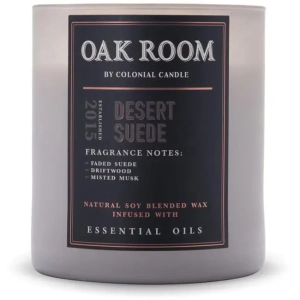 Colonial Candle Desert Suede Świeca Zapachowa Tumbler 425g
