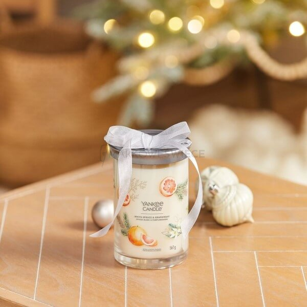 Yankee Candle White Spruce & Grapefruit Tumbler Duża Świeca 567g