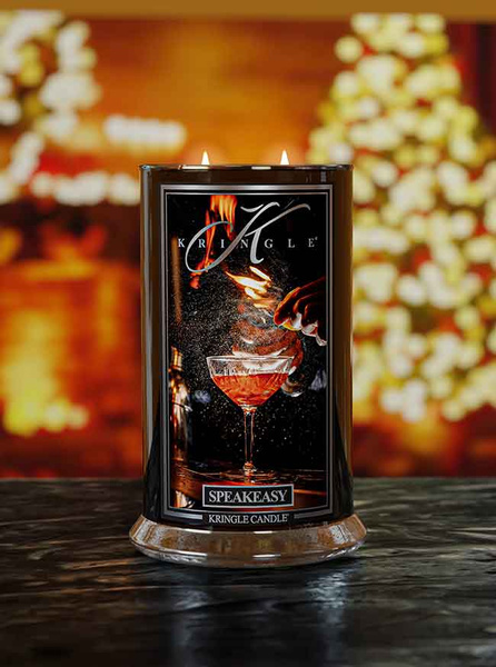 Kringle Candle Reserve Speakeasy Duża Świeca Zapachowa 624g
