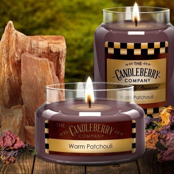 Candleberry Warm Patchouli Duża Świeca Zapachowa 640g