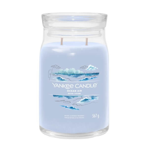 Yankee Candle Ocean Air Signature Duża Świeca 567g