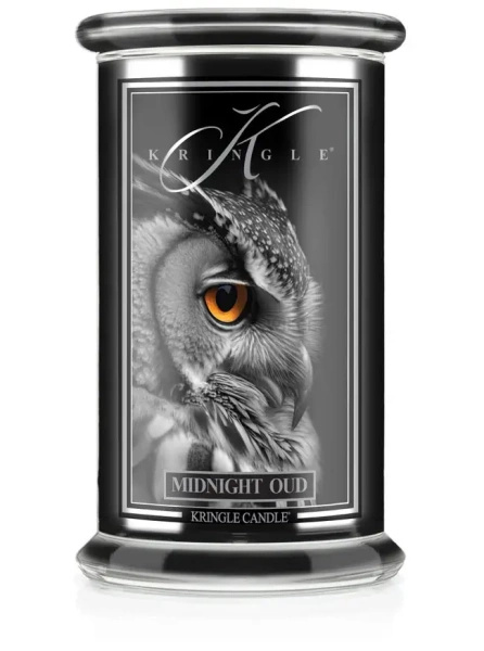 Kringle Candle Reserve Midnight Oud Duża Świeca Zapachowa 624g