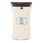 WoodWick Linen Duża Świeca 609,5g