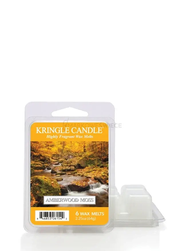 Kringle Candle Amberwood Moss Wosk Zapachowy 64g