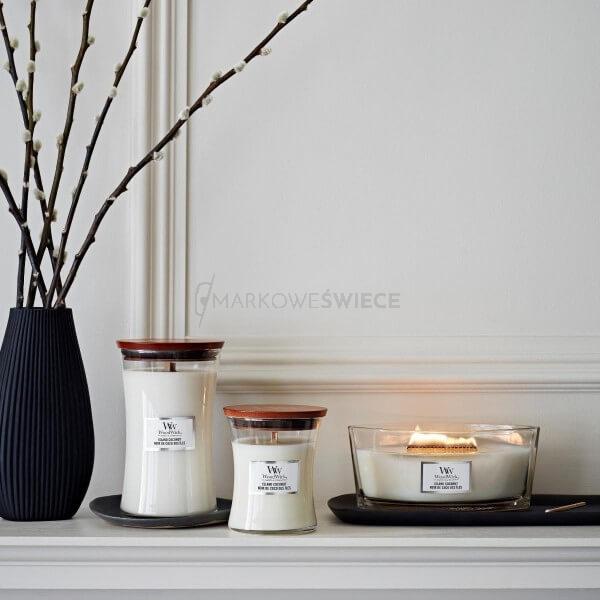 WoodWick Island Coconut Średnia Świeca Core 275g