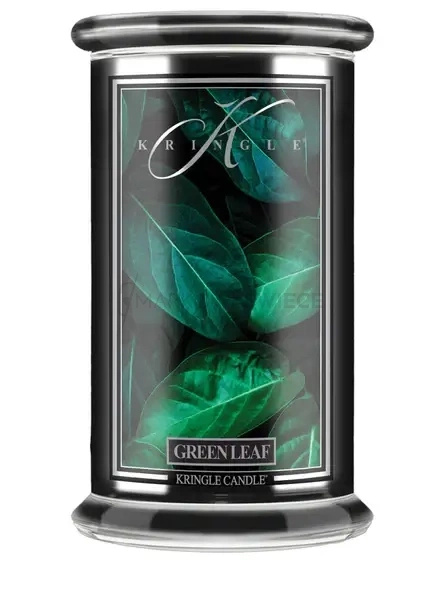 Kringle Candle Reserve Green Leaf Duża Świeca Zapachowa 624g