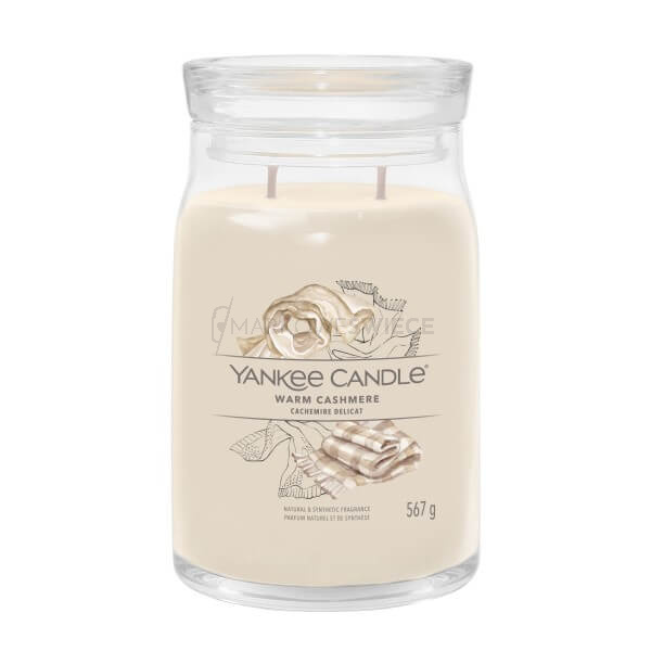 Yankee Candle Warm Cashmere Signature Duża Świeca 567g