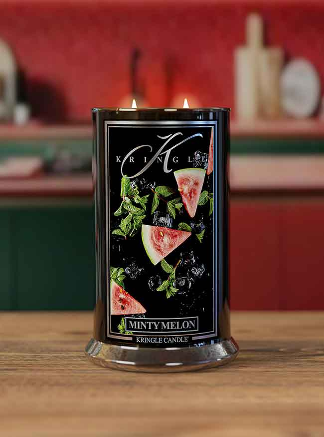 Kringle Candle Reserve Minty Melon Duża Świeca Zapachowa 624g