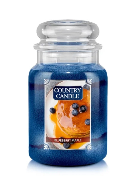 Country Candle Blueberry Maple Duża Świeca Zapachowa 652g