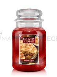 Country Candle Warm Apple Pie Duża Świeca Zapachowa 652g