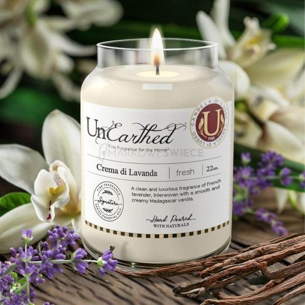 Unearthed Candle Crema Di Lavanda Duża Świeca Zapachowa 640g