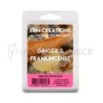 EBM Creations Ginger & Frankincense Wosk Sojowy Zapachowy 90g